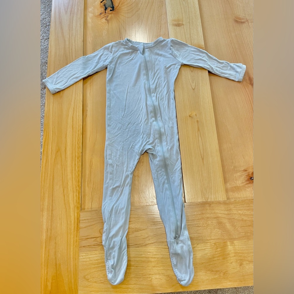 Kyte Zippered Footie in Storm 18-24